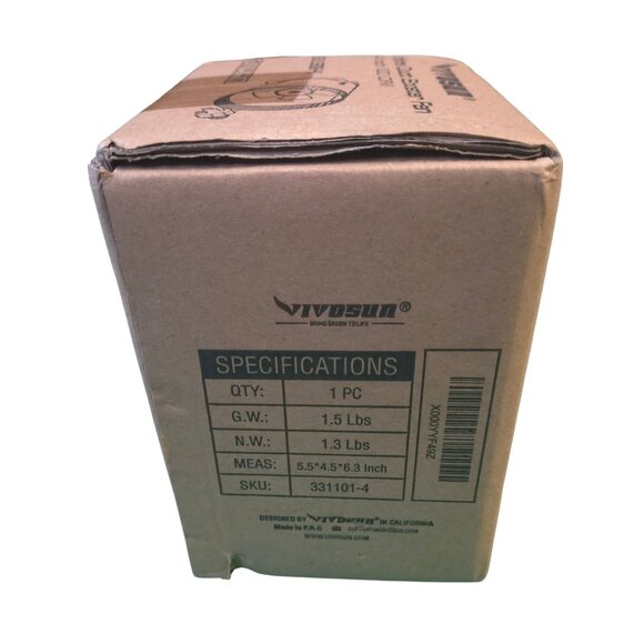 VIVOSUN 4 Inch Inline Duct Fan 100 CFM, HVAC Exhaust Ventilation Fan with Low No - Picture 4 of 5